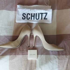 Schutz Women's Cream High Heels
